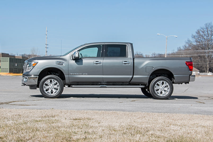 2 Inch Lift Kit | Red Spacers | Nissan Titan XD 2WD/4WD (2016-2024) | 868RED
