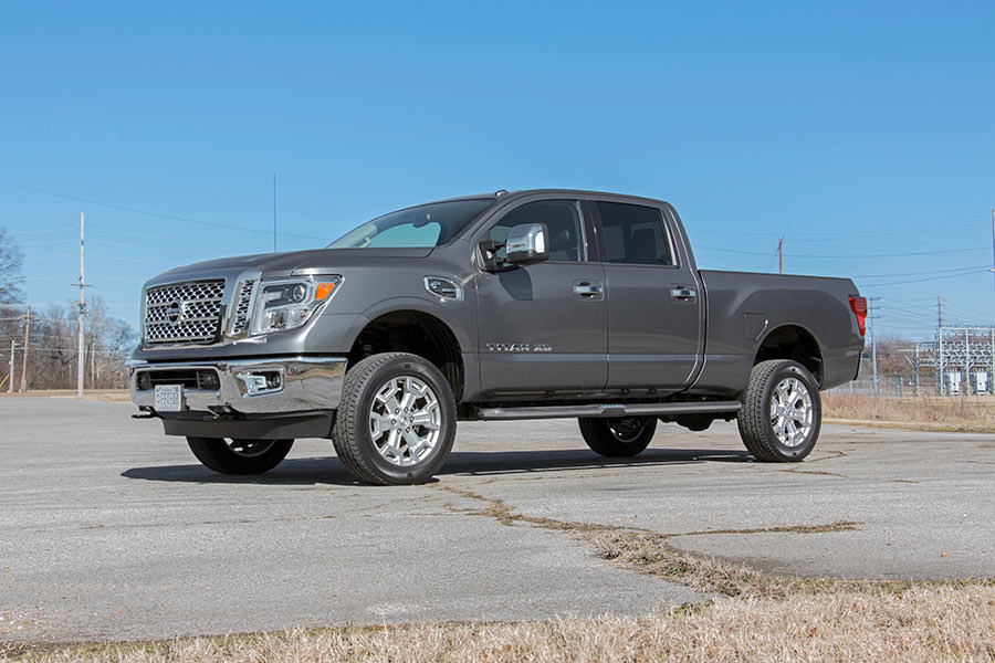2 Inch Lift Kit | Red Spacers | Nissan Titan XD 2WD/4WD (2016-2024) | 868RED