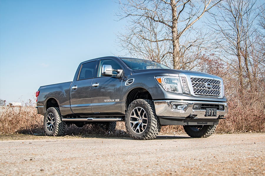 2 Inch Lift Kit | Red Spacers | Nissan Titan XD 2WD/4WD (2016-2024) | 868RED
