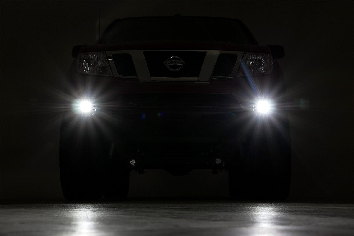 LED Light Kit | Fog Mount | 2" Black Pair | Spot | Nissan Frontier (05-20) | 71023