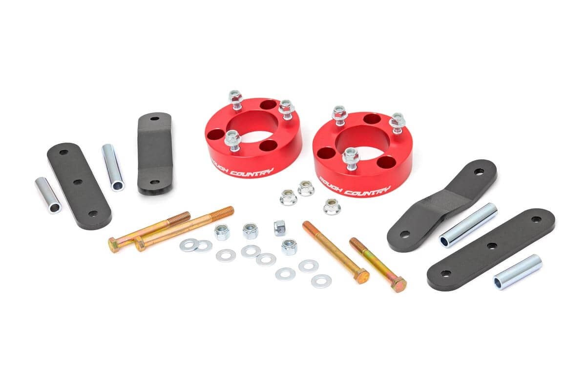 2.5 Inch Leveling Kit | Red Spacers | Nissan Frontier (05-25)/Xterra (05-15)  | 867RED