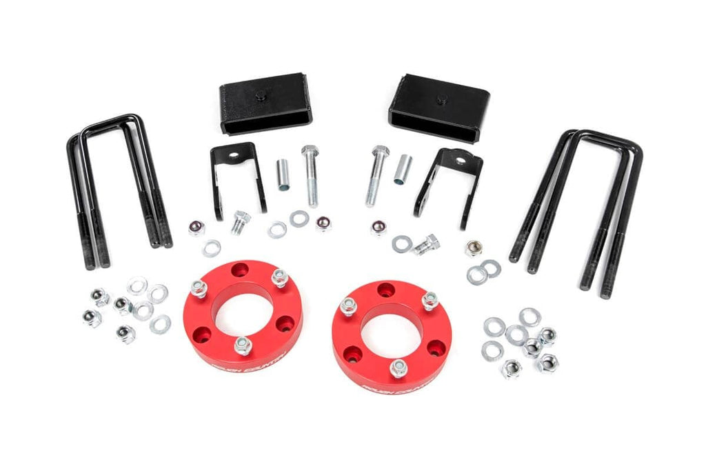 2 Inch Lift Kit | Red Spacers | Nissan Titan XD 2WD/4WD (2016-2024) | 868RED