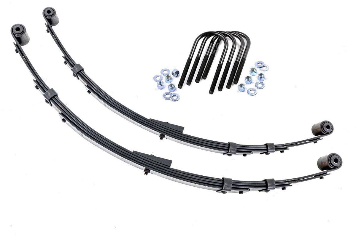 Rear Leaf Springs | 4" Lift | Pair | Jeep Wrangler YJ 4WD (1987-1995) | 8011Kit
