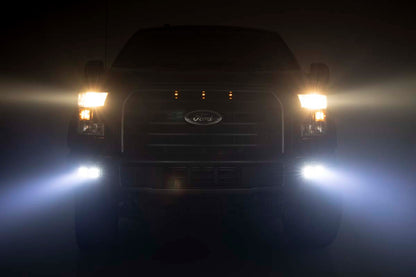 LED Light Kit | Fog Mount | Dual 2" Black Pairs | Spot | Ford F-150 (15-17) | 70832