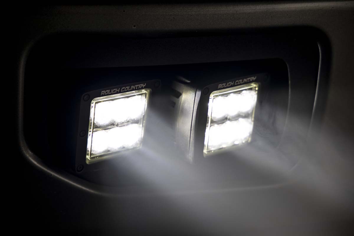 LED Light Kit | Fog Mount | Dual 2" Black Pairs | Spot | Ford F-150 (15-17) | 70832