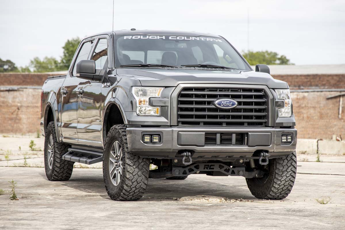 LED Light Kit | Fog Mount | Dual 2" Black Pairs | SAE | Ford F-150 (15-17) | 70831