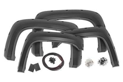 Pocket Fender Flares | 6'7" & 8' Bed | Chevy Silverado 1500/2500HD/3500HD (07-14) | F-C10714B