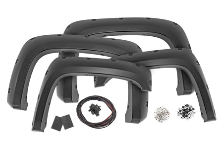 Pocket Fender Flares | 6'7" & 8' Bed | Chevy Silverado 1500/2500HD/3500HD (07-14) | F-C10714B