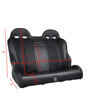 Rear Bench Seat W Harnesses for RZR 4 1000/900 (2014-2023)