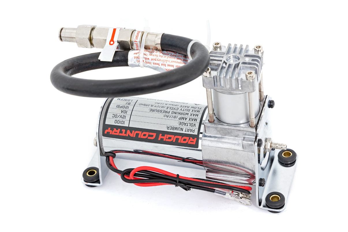 Onboard Air Bag Compressor Kit w/Gauge | 10100