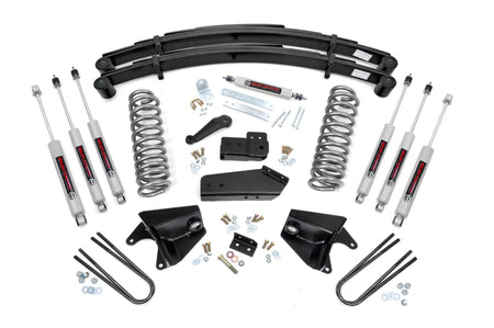 4 Inch Lift Kit | Quad Front Shocks | Rear Springs | Ford Bronco 4WD (80-96) | 520B33