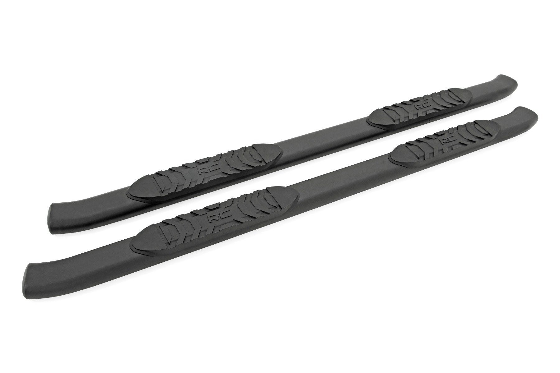 Oval Nerf Step | Double Cab | Black | Toyota Tacoma 2WD/4WD (2005-2023) | 21008