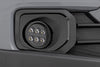 Rough Country | LED Fog Light Kit | 3.5 Inch Round Black Series | Amber DRL | Toyota Tacoma (16-23) | 71095