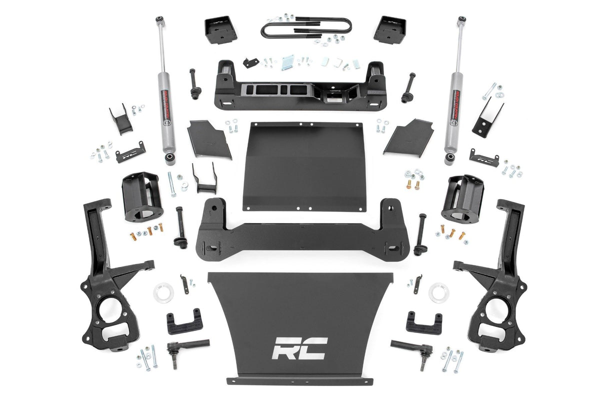 6 Inch Lift Kit | Mono Leaf Rear | Chevy Silverado 1500 4WD (2022-2024) | 21630