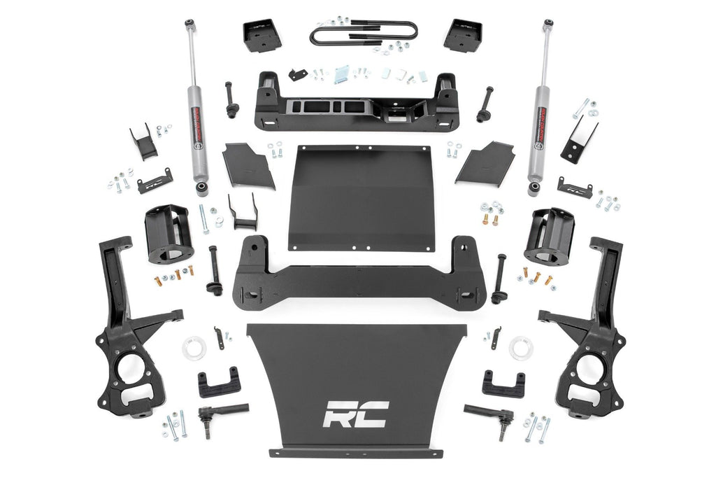 6 Inch Lift Kit | Mono Leaf Rear | Chevy Silverado 1500 4WD (2025) | 21630_A