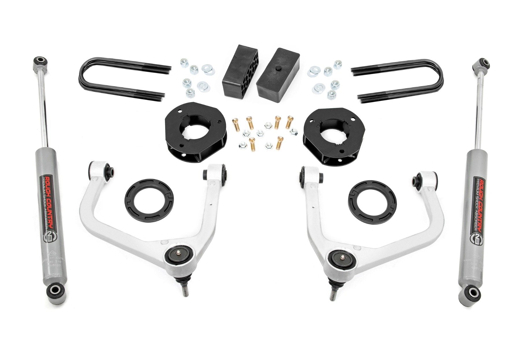 3.5 Inch Lift Kit | Mono Leaf Rear | GMC Sierra 1500 2WD/4WD (2019-2025 & Classic) | 28830