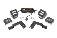LED Light | Under Bed Mount | 2" Black Pair | Flood | Polaris XPEDITION ADV 5  | 93188
