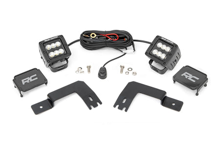 LED Light | Under Bed Mount | 2" Black Pair | Flood | Polaris XPEDITION ADV 5  | 93188