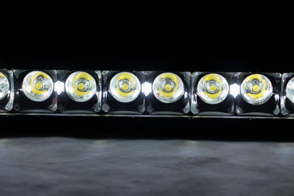 30 Inch Black Series LED Light Bar | Single Row | Cool White DRL | 70730BLDRL