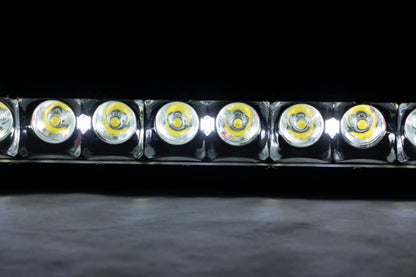 30 Inch Black Series LED Light Bar | Curved | Single Row | Cool White DRL | 72730BLDRL