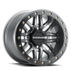 Raceline Ryno Beadlock Wheels + System 3 XTR370 Tires (Mounted Kit) – Gunmetal | Fits UTVs with 4x137 Bolt Pattern
