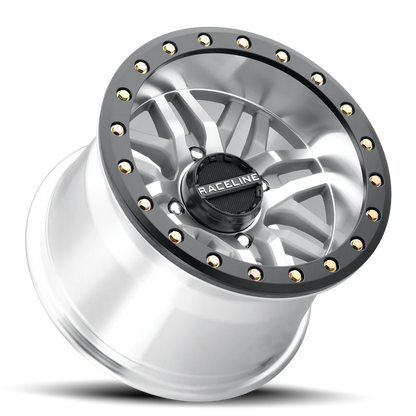 Raceline Ryno Beadlock Wheels + System 3 XTR370 Tires (Mounted Kit) – Machined | Fits UTVs with 4x137 Bolt Pattern