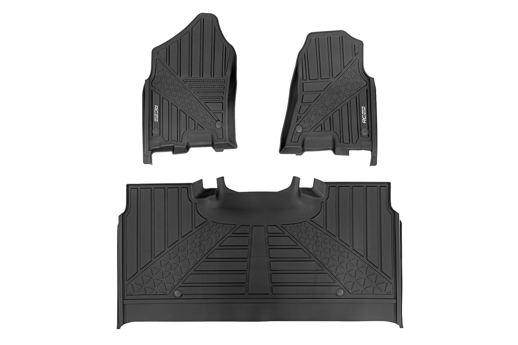 Flex-Fit Floor Mats | FR & RR | Crew | Ram 1500 (19-24)/1500 TRX (21-24) | FF-31422