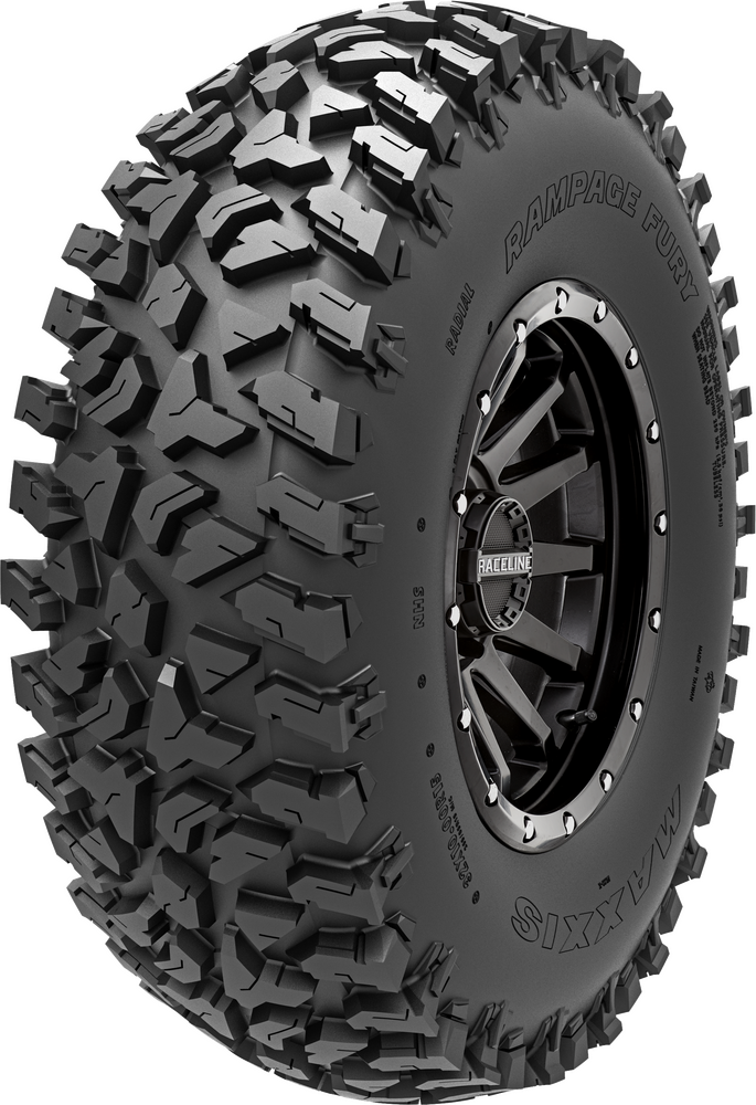 Maxxis Rampage Fury 8-Ply Radial UTV Tires – All-Terrain | High-Traction Performance for RZR, X3 & More