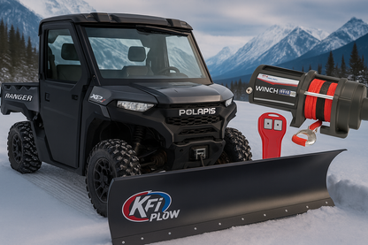 KFI UTV Plow Kit – Custom-Fit with Optional Winch Polaris Ranger XD 1500