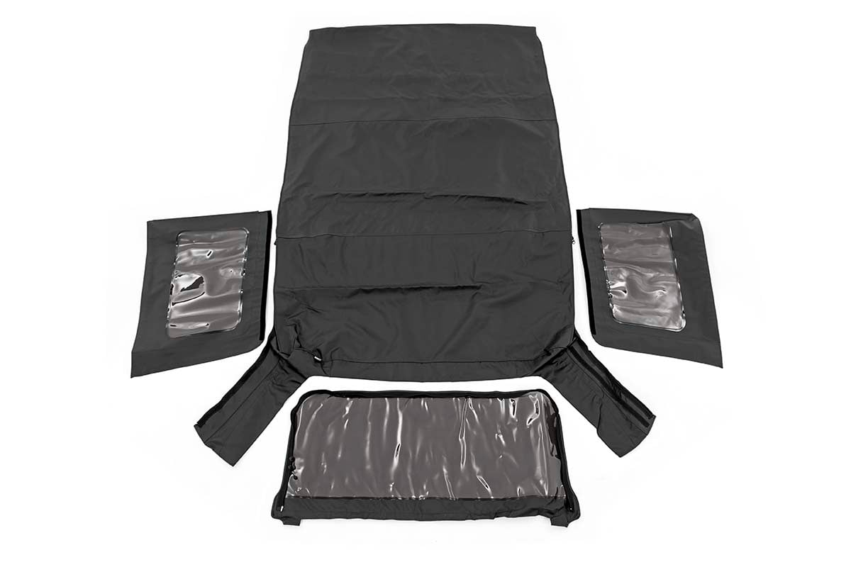 Soft Top | Replacement | Black | 4 Door | Jeep Wrangler Unlimited (07-09) | RC85130.35