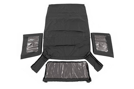 Soft Top | Replacement | Black | 4 Door | Jeep Wrangler Unlimited (07-09) | RC85130.35