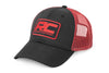 Rough Country | Rough Country Hat | Red Mesh | Rough Country Patch | Black/Red | 84124