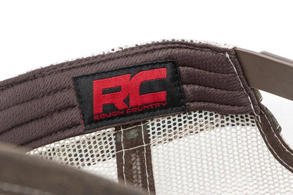 Rough Country | Rough Country Hat | Mesh | Rough Country Patch | Brown/Camo | 84121