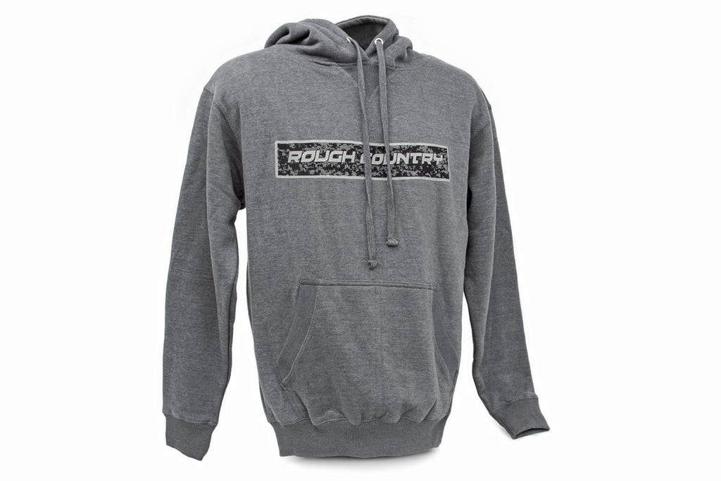 Rough Country | Rough Country Hoodie | Digital | Grey | LG | 84089LG
