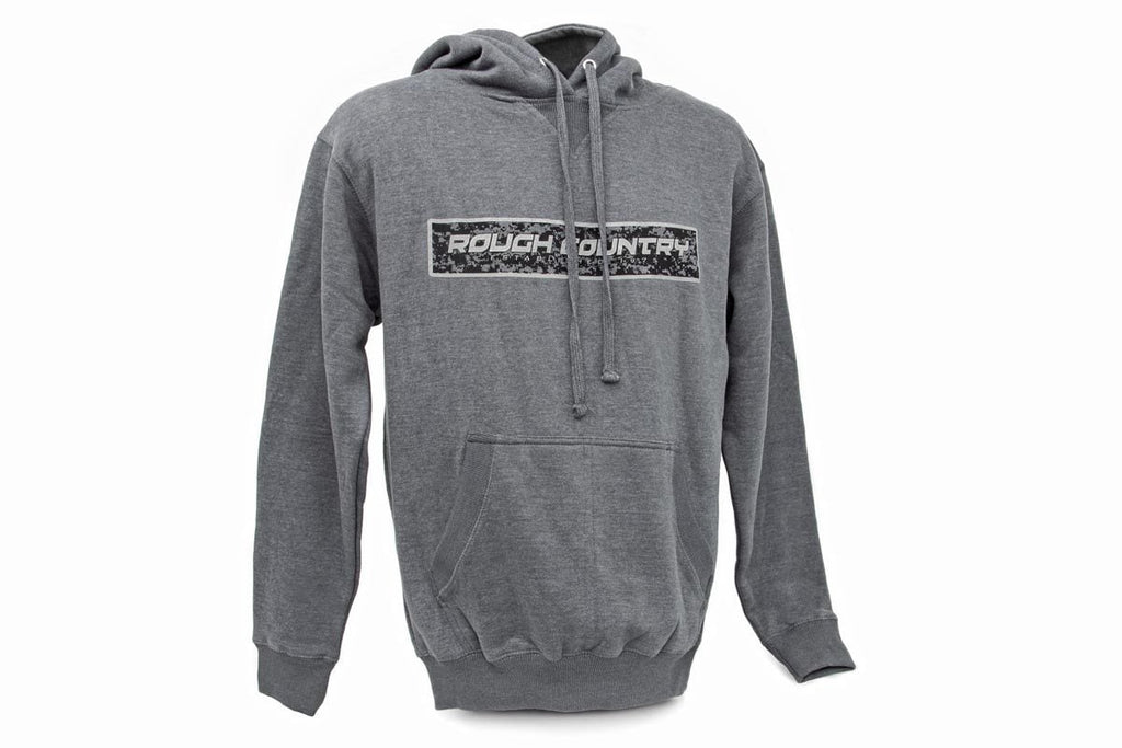 Rough Country | Rough Country Hoodie | Digital | Grey | 2XL | 840892XL