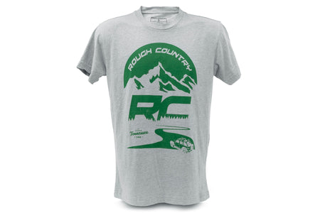 Rough Country | Rough Country T-Shirt | RC Mountains | HEATHER GRAY | XL | 84093XL