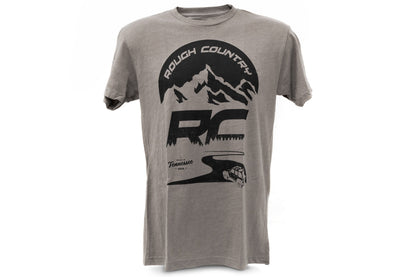 Rough Country | Rough Country T-Shirt | RC Mountains | Warm Gray | 2XL | 840952XL