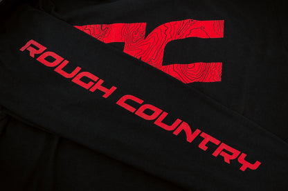 Rough Country | Rough Country Long Sleeve | RC Tread Sleeve | Black| LG | 84099LG