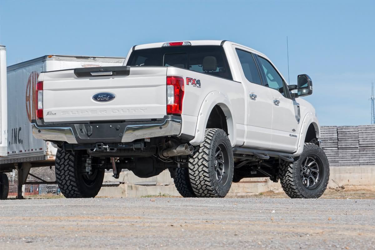 Pocket Fender Flares | Z1 Oxford White | Ford F-250/F-350 Super Duty (17-22) | F-F21112-Z1