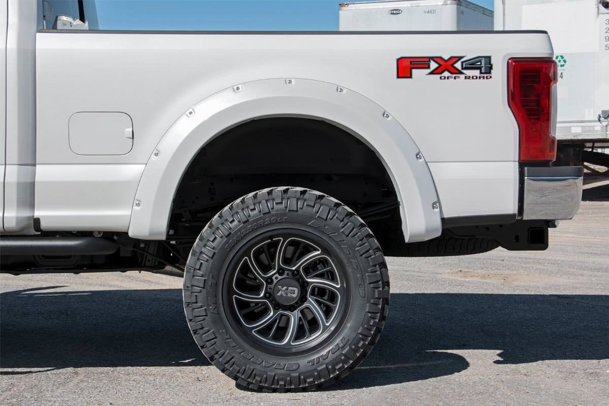 Pocket Fender Flares | N1 Blue Jeans | Ford F-250/F-350 Super Duty (17-22) | F-F21112-N1