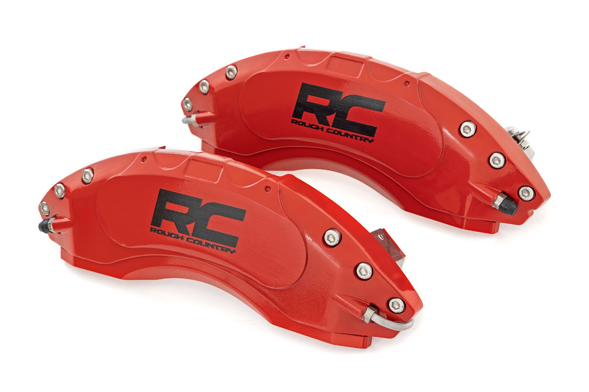 Caliper Covers | Front and Rear | Red | Chevy/GMC 2500HD/3500HD (11-19) | 71119