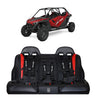 RZR 4 PRO (Turbo R, Pro R, Pro) Rear Bench Seat W Harnesses (2020-2024)