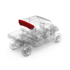 Rear Audio Cap for Select 2018+ Polaris Ranger Models