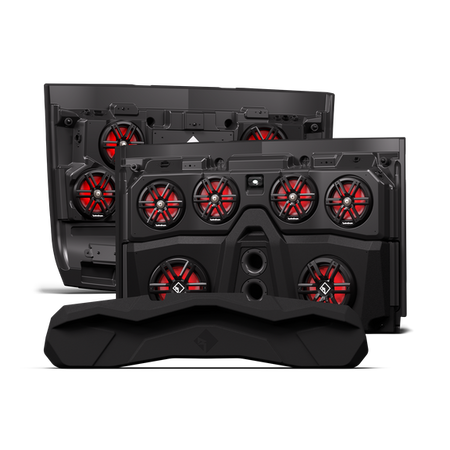 RNGR18-ROOF4M2 Front & Rear Audio Roof for Select 2018+ Polaris Ranger Crew 4 Door Models