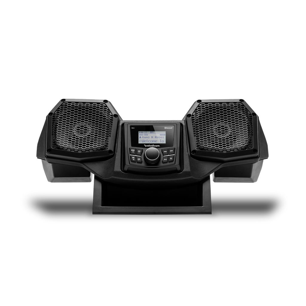 Stage 1 Audio System – Fits 2018+ Polaris Ranger (Gen 2) | Plug & Play Bluetooth Kit | SMC2A + Dash Speakers