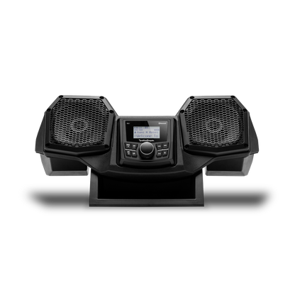 Stage 1 Audio System – Fits 2018+ Polaris Ranger (Gen 2) | Plug & Play Bluetooth Kit | SMC2A + Dash Speakers