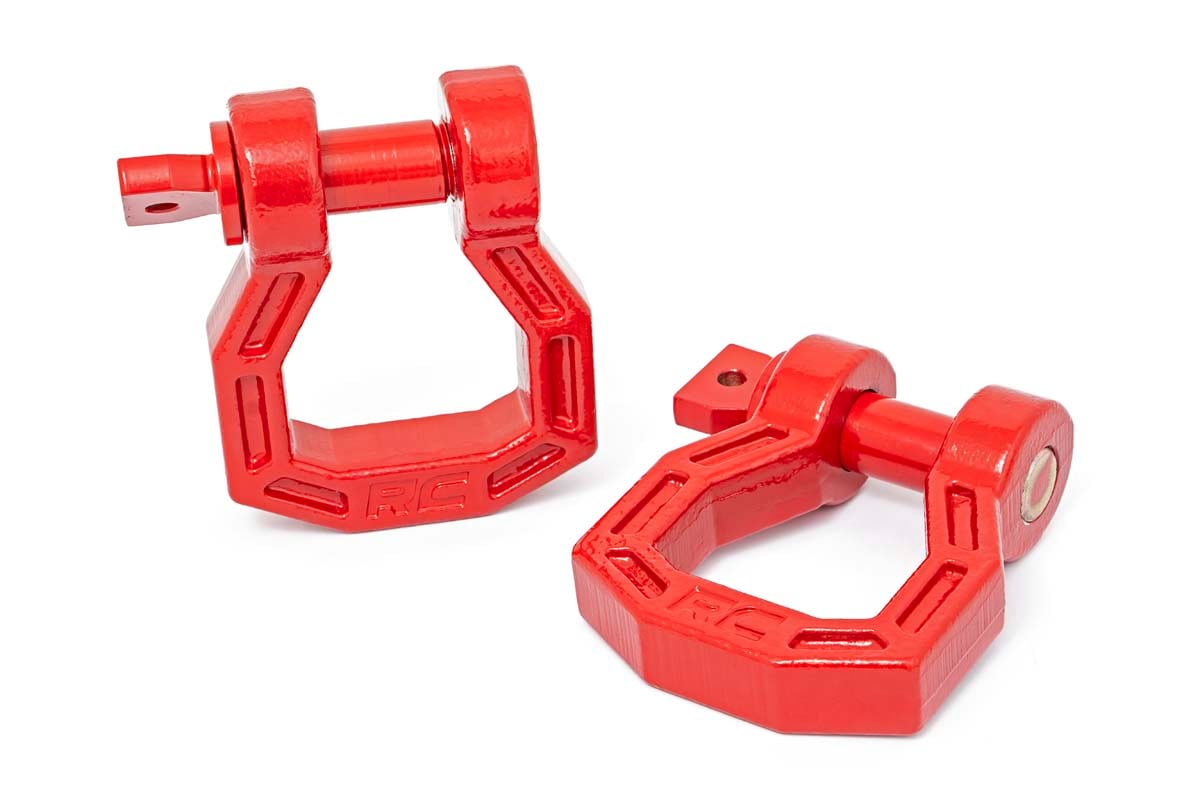 D-Ring | Forged | Pair | Red | RS119