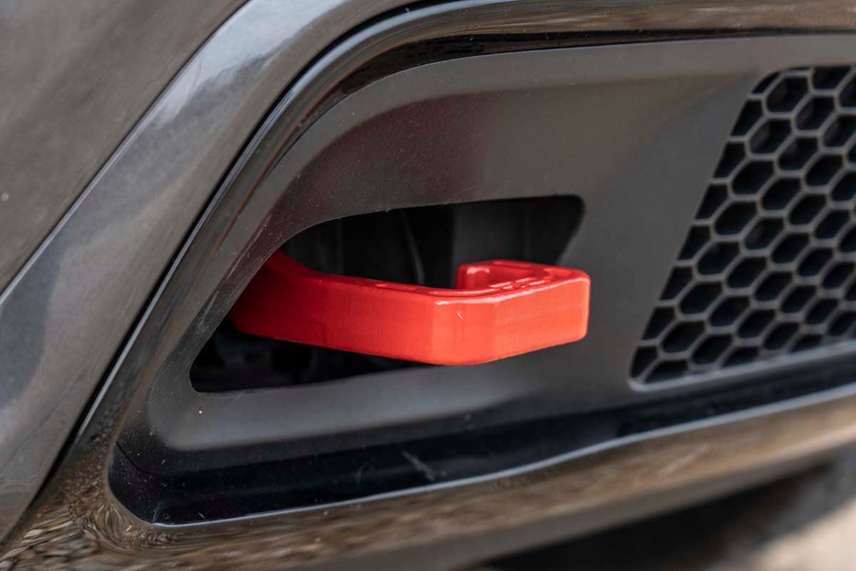 Tow Hooks | Forged | Red | Jeep Grand Cherokee 2WD/4WD (2015-2022) | RS133