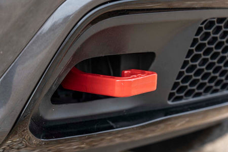 Tow Hooks | Forged | Red | Jeep Grand Cherokee 2WD/4WD (2015-2022) | RS133