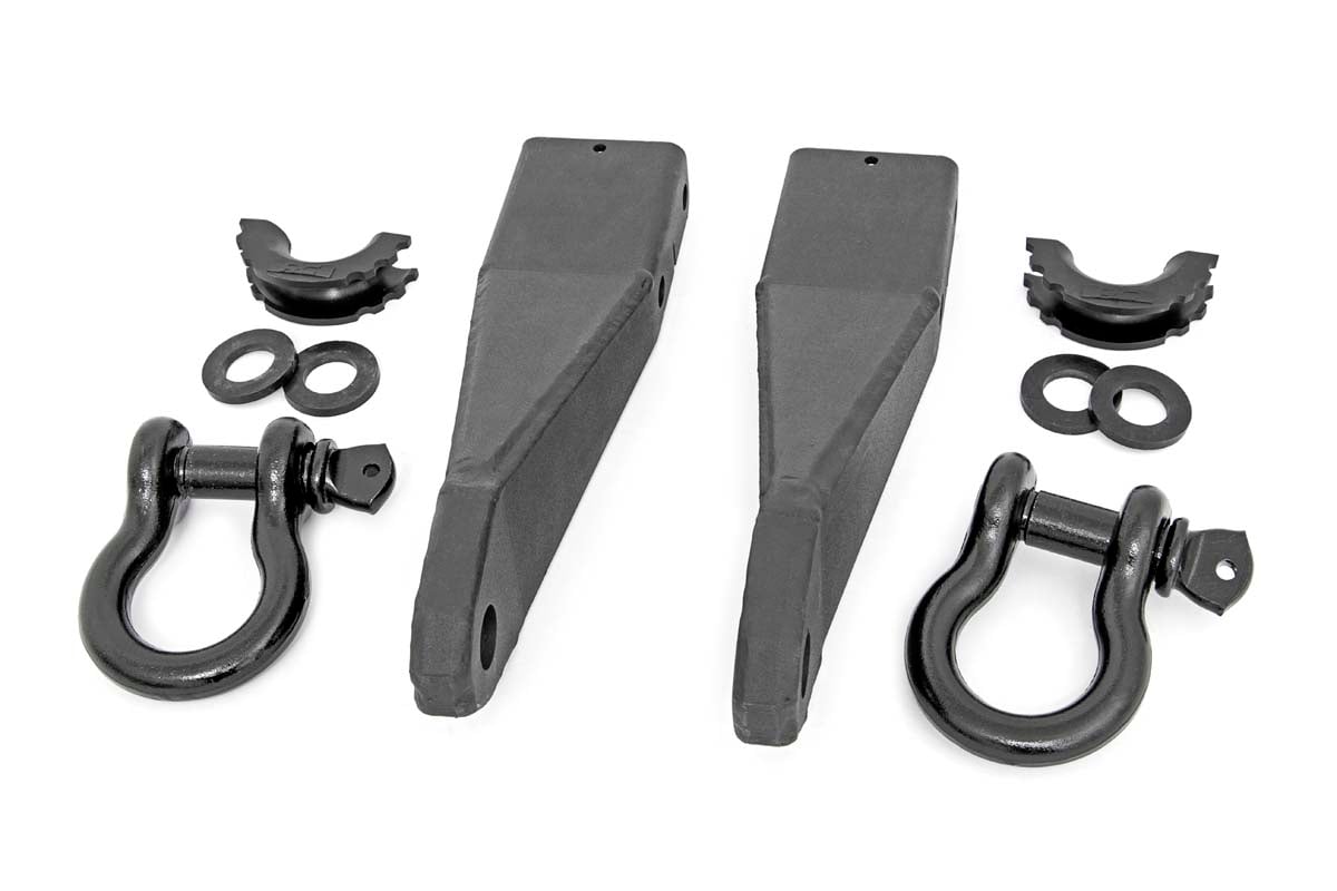 Tow Hook Brackets | D-Ring Combo | GMC Sierra 2500 HD 2WD/4WD (2020-2025) | RS159
